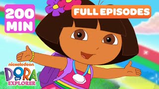 Dora FULL EPISODES Marathon ➡️  7 Full Episodes  200 Minutes  Dora the Explorer [upl. by Brott]