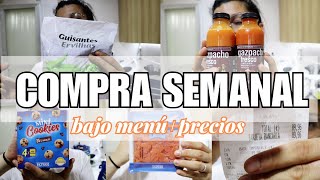 Súper COMPRA en MERCADONA🛒para mi MENÚ SEMANAL🥗Compra con PRECIOS💸Casi 90€ a la SEMANA😱 [upl. by Nnylrats]