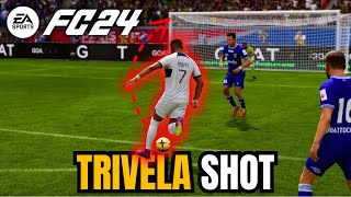 How to Trivela Shot in FC 24  Score Trivela in EA Sports FC 24 fc24 [upl. by Sauncho]