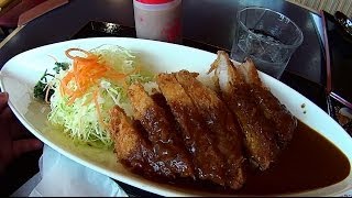 【めし動画】 がっつり食べたら食べ過ぎたｗ にかけうどんとジャンボカツカレー [upl. by Adnamma]