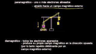 Paramagnetismo y diamagnetismo [upl. by Eseerehs]