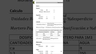 Calcular Bloques cemento arena y grava excel construction [upl. by Alitha]