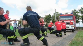 HLF ziehen zum Ortsfest BöhlitzEhrenberg 2014 [upl. by Couhp828]