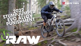 2022 STUMPJUMPER EVO ALLOY Test Laps  Vital RAW with Jonny Simonetti [upl. by Aymik]