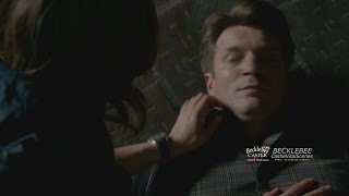 Castle 7x06 quotTime of Our Livesquot closedcaptioned Castle is Shot Beckett Recues Him Back Real World [upl. by Nohtiek]