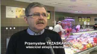 Reklama sklepu Intermarche w Trzciance [upl. by Ahsiadal]