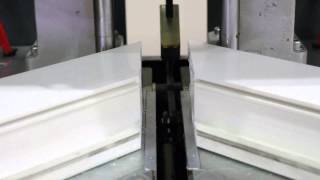 uPvc window door profile welding machine in New Delhi India [upl. by Corette739]