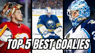 THE TOP 5 BEST NHL GOALIE PROSPECTS IN THE WORLD [upl. by Audry]