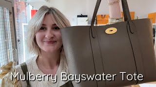 Mulberry Bayswater Tote Review [upl. by Nnyltiak]