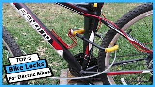 ✅ Best Bike Locks For Electric Bikes Bike Locks For Electric Bikes Buyers Guide [upl. by Gehman]