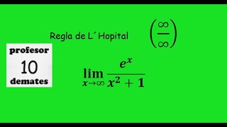 limites regla de L´Hopital 7 [upl. by Jaynell]