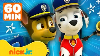 PAW Patrol  De beste reddingsmissies van Chase en Marshall 🚨  Compilatie van 1 uur  Nick Jr [upl. by Louls]