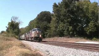 NS 340 with a pair of KCS SD70MACs at Woodlawn AL [upl. by Yunick290]