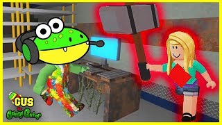 Roblox Flee the Facility and Dont get caught with VTubers Gus the Gummy Gator [upl. by Wymore]