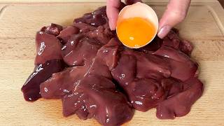 ❗️Attention Very tasty chicken liver 💯 Ive been cooking it like this for 20 years [upl. by Mcintyre870]