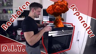 Backofen reparieren │ 6 Monate aus der Garantie │ Fehler Tür schließen │ Microschalter defekt [upl. by Vallery]