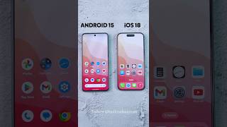 Android 15 Vs iOS 18 Dark Icons 🔥🤩❤️ [upl. by Annuahsal665]