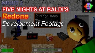 Five Nights At Baldis Redone Development Footage [upl. by Einej]