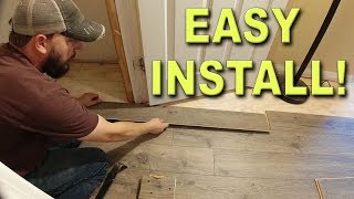 How to Install Laminate Flooring  Easy Step By Step Instructions [upl. by Drofhsa793]