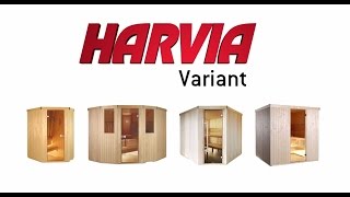 Harvia Variant Sauna Assembly [upl. by Alejandra]