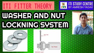 CLASS 01 TOPIC04  वॉशर और उनके प्रकार  WASHER  TYPE OF WASHER  LOCKING OF NUTS [upl. by Marleen]