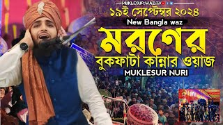 প্রিয় নবীজির আগমনের মাসে কলিজা ফাটা কান্নার ওয়াজ  Maulana Muklesur Rahaman Nuri  New waz 2024 [upl. by Adirf]