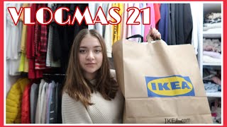 VLOGMAS 21ORGANIZACJA MOJEJ GARDEROBY HAUL IKEA [upl. by Mcmaster731]