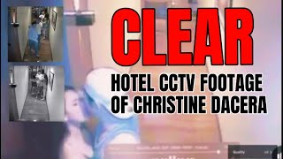 Christine Dacera cctv footage hotel  clear copy watch full story [upl. by Roxanna523]