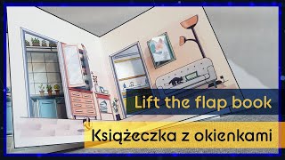 DIY Książeczka z okienkami dla maluszków  DIY Lift the flap book for little ones [upl. by Suh]