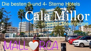 Cala Millor🌴🏖️MALLORCA island💙Die BESTEN 3und 4STERNE HOTELS💙spain mallorca travel video [upl. by Yevreh]