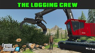 What In The BLEEP Is Going On Here  Logging Crew 161  Farming Simulator 2022  FDR Logging [upl. by Checani]