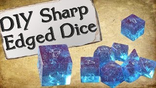 How to Make Your Own Dice Set  Sharp Edge quotGemquot Dice [upl. by Neeloc]