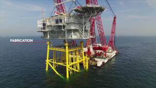 Gemini Offshore Wind Park  Offshore High Voltage Substations [upl. by Alsi]