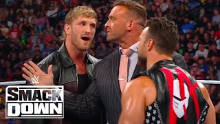 LA Knight and Logan Paul Get Personal  WWE SmackDown Highlights 71924  WWE on USA [upl. by Blane374]