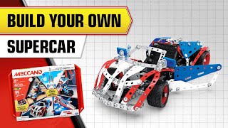 How To Build A Supercar  Meccano Maker’s Toolbox [upl. by Enelez]