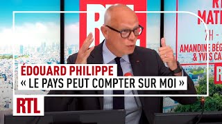 Edouard Philippe  quotLe président peut compter sur moi et surtout le pays peut compter sur moiquot [upl. by Alemac]