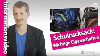 Schulrucksack Die wichtigsten Eigenschaften [upl. by Lecram803]