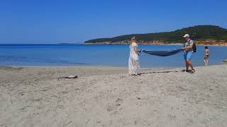 BEACH WALKMENORCA Platja de Sant Adeodato  Santo Tomas beachwalk santotomas [upl. by Archibold]