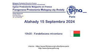 Fanompoampivavahana  Alahady 15 Septembra 2024 [upl. by Leilamag616]