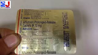 Alfusin Tablet  Alfuzosin Hydrochloride 10mg tablet  Alfusin tablet use side effects review Hindi [upl. by Mastat]