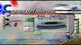 World Cup 98  Italia vs Inghilterra  mondiali [upl. by Docilla]