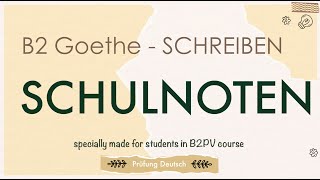 SCHULNOTEN  B2 Forumsbeitrag Schreiben Teil 1  Goethe ZERTIFIKAT [upl. by Grata]