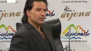 Rueda de prensa de Ricardo Arjona en Madrid [upl. by Sudaorb]