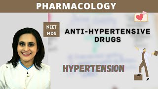 antihypertensive drugs  pharmacology [upl. by Sokil]