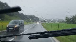 kitzbuhel كيتزبول أمطار summer rain August 2024 [upl. by Eem]