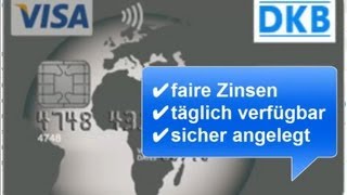 DKB Tagesgeld auf Visa Card ► so funktioniert es [upl. by Yreva]