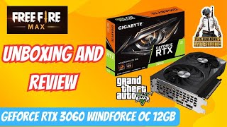 GeForce RTX 3060 WINDFORCE OC 12GB  Unboxing  Review [upl. by Neomah]