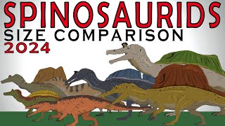 Dinosaurs Size Comparison Spinosaurids I Extinct Deadly Animals [upl. by Braynard741]