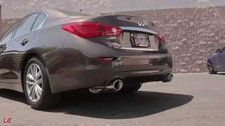 STILLEN CatBack Exhaust Installed on Infiniti Q50 [upl. by Daloris]