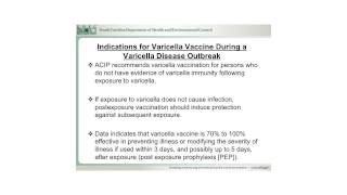 Varicella Vaccine Standing Order [upl. by Eckardt]